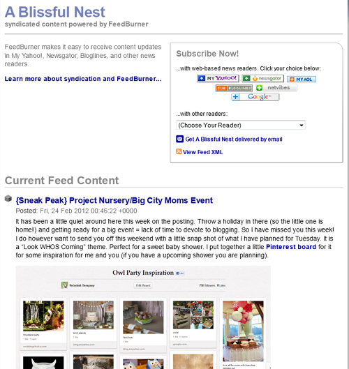 A Blissful Nest - powered by FeedBurner_1330316021234