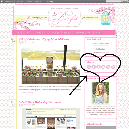 blog buttons