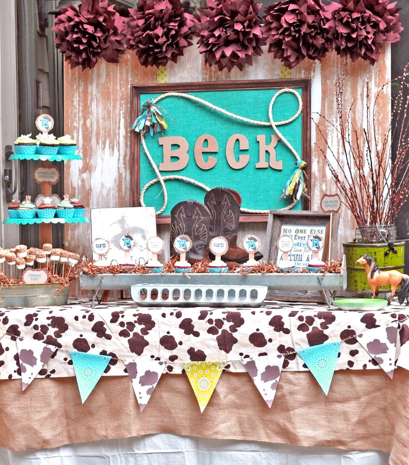 BN Black Book of Parties} ‘Lil Cowboy themed Baby Shower