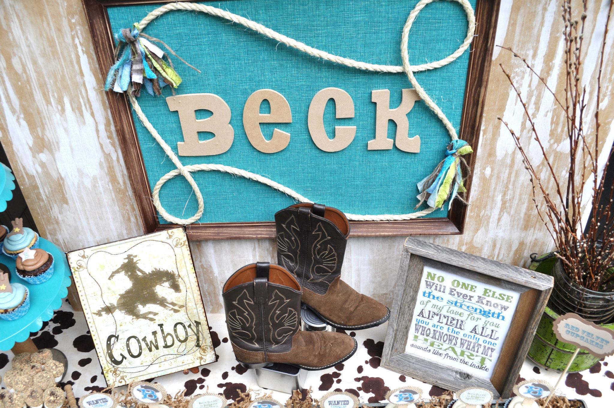 BN Black Book of Parties} 'Lil Cowboy themed Baby Shower - A 