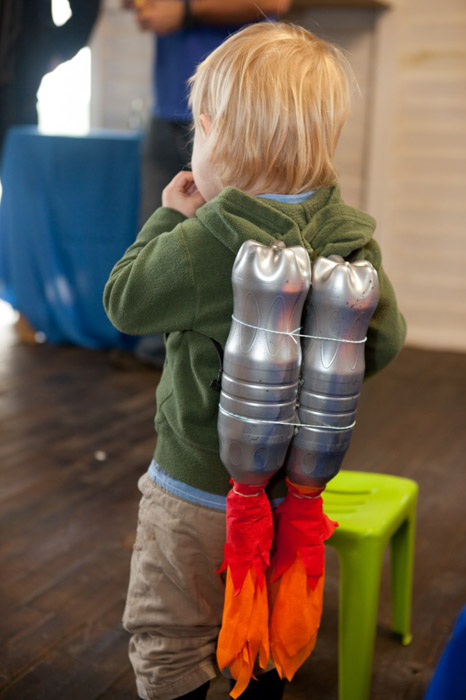 Rockets and Robots space party jet pack