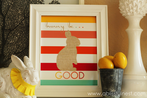 Easter Printable - A Blissful Nest