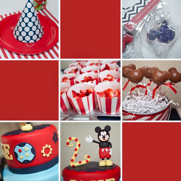 Mickey Mouse Party Dessert Table