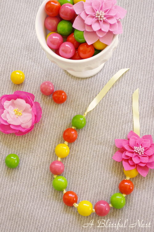 DIY Gumball Necklaces