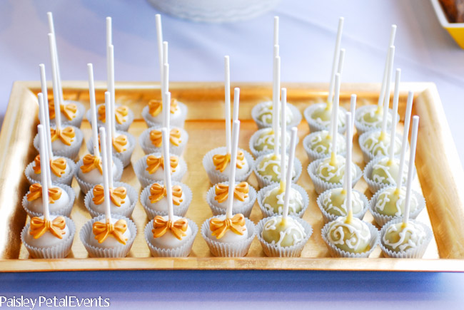 50th wedding anniversary cake pops tray