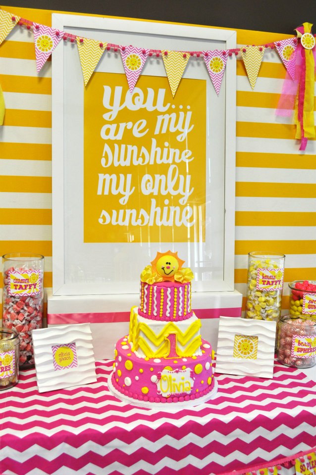 You are my Sunshine table